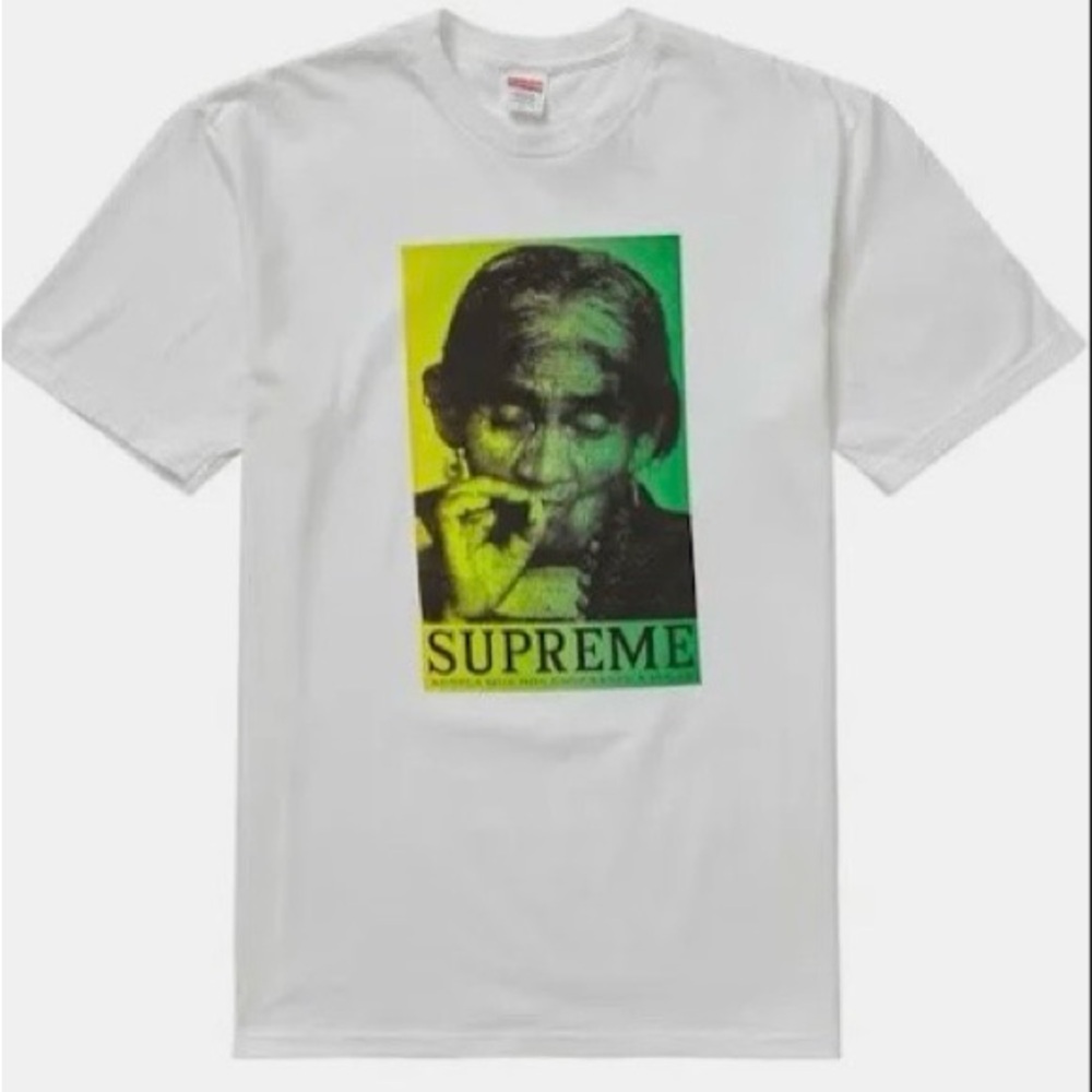 Supreme Aguila white Tshirt Size small w/ stickers